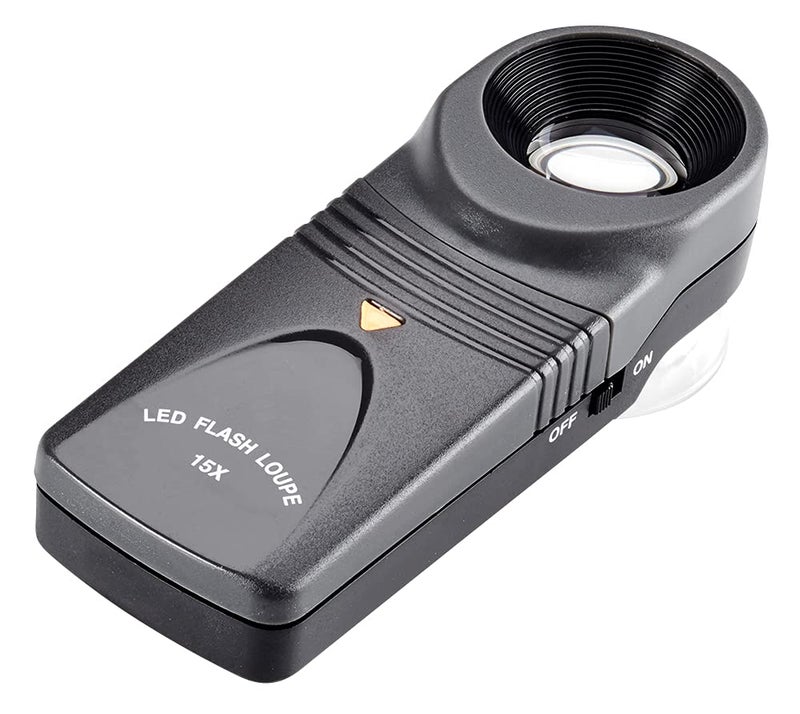 Opticron LED Hand Magnifier 15x 21mm (0.8")